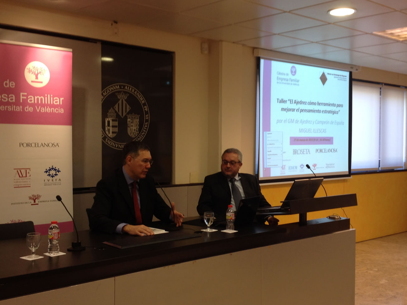 Seminario-Taller de ajedrez y estrategia empresarial en Valencia